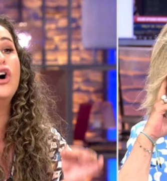 “Por su Amenaza” Marina Esnal es humillada en el plato por Terelu y Emma García en defensa de Rociíto. “Por su Amenaza” Marina Esnal es humillada en el plato por Terelu y Emma García en defensa de Rociíto.