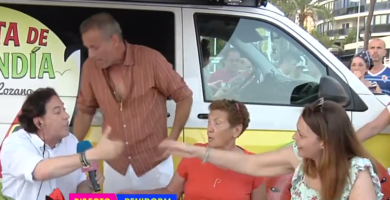 ¡Le arrancan el micrófono en pleno directo! Pipi estrada fue encarado por una tertuliana «Tú no aportas nada»